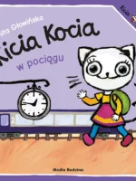 Kicia kocia w pociągu - okładka książki
